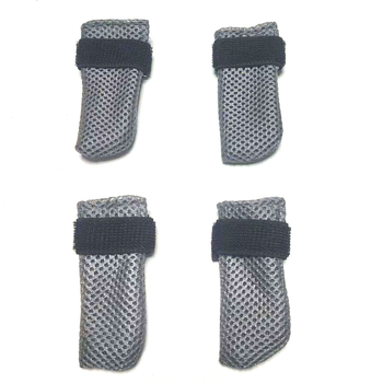Kutyák cipője és zoknijai anti-karcolás és húzás elleni védelemmel, Velcro-zár, kötött poliészter, egyszínű mintázat