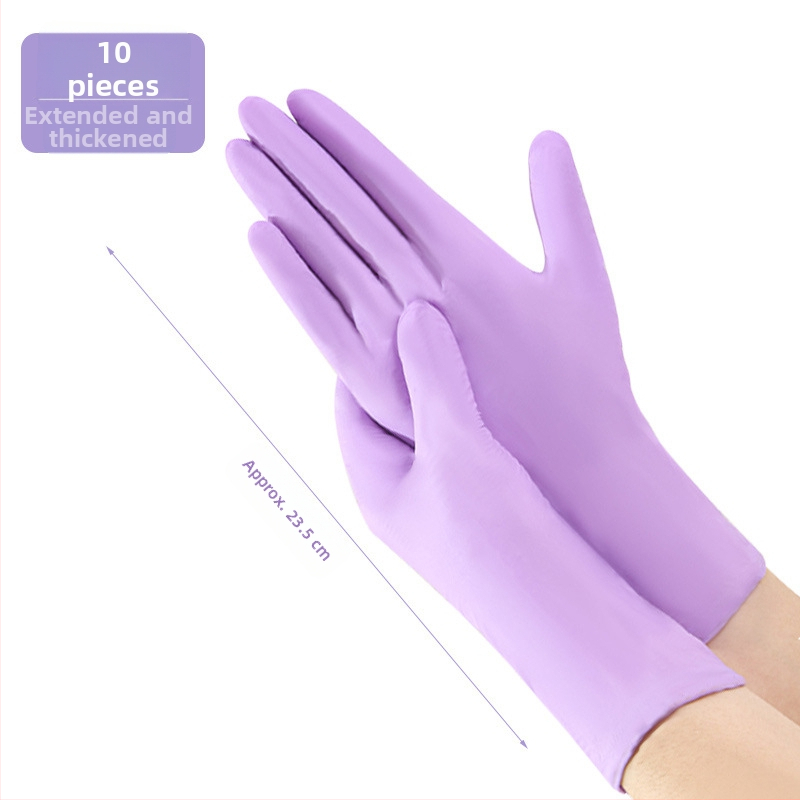 Rukavice z nitrilu Hangge, hrubý nitrilový materiál