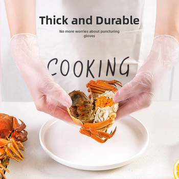 Jednorazové PVC rukavice, potravinárska kvalita, kuchynské použitie, samostatne balené