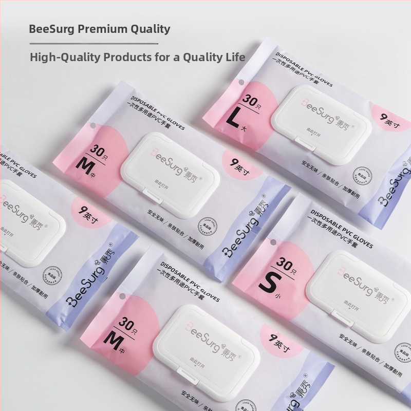 Jednorazové PVC rukavice, potravinárska kvalita, kuchynské použitie, samostatne balené