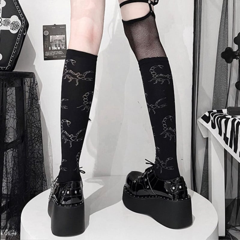 Pantofi Mary Jane pentru femei cu platformă, talpă groasă, vârf rotund, toc 3–5 cm, japonez, Y2K goth-punk