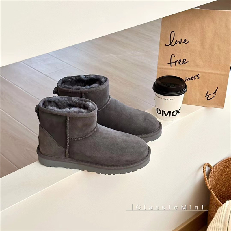 Unisex čizme za snijeg | unutarnja ovčja vuna za toplinu, upijanje znoja, otporne na habanje, EVA potplat