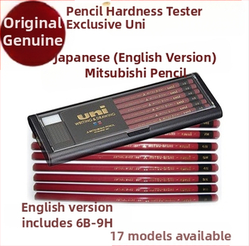 Uni Pencil Mitsubishi 1887 ceruzka na test tvrdosti 6B-9H na skice a kreslenie