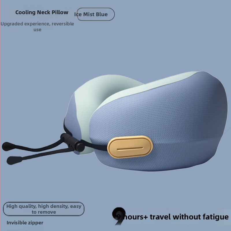 Jastuk za vrat u obliku U s memorijskom pjenom za odrasle, poliester tkanina, moderan stil