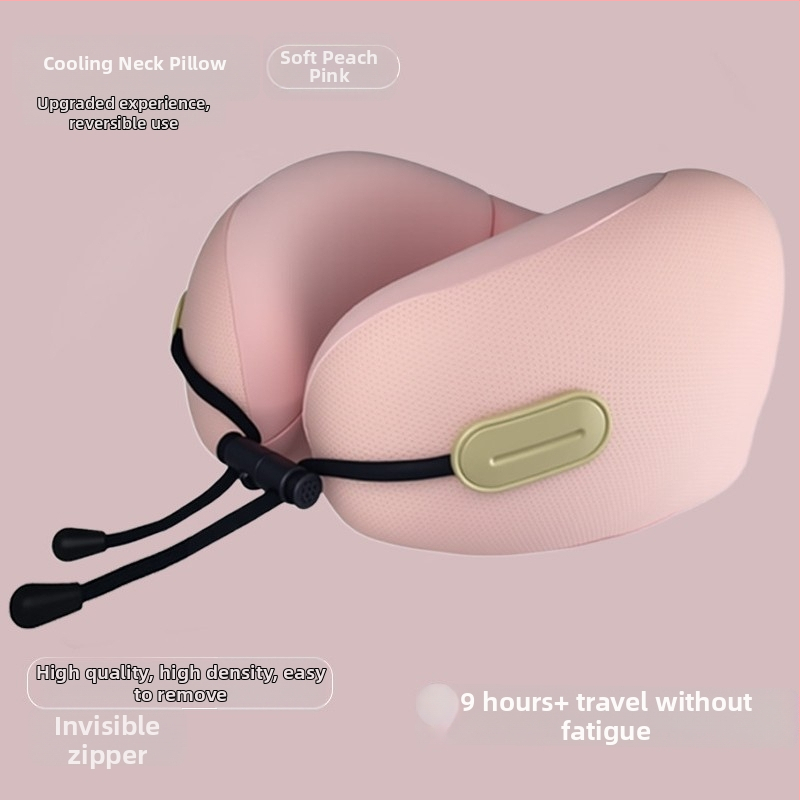 Jastuk za vrat u obliku U s memorijskom pjenom za odrasle, poliester tkanina, moderan stil