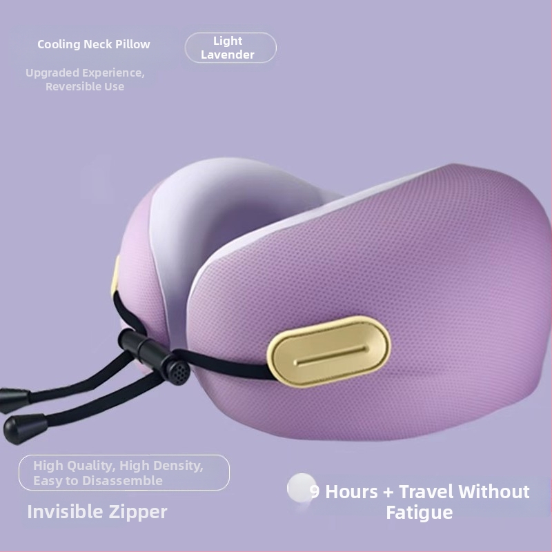 Jastuk za vrat u obliku U s memorijskom pjenom za odrasle, poliester tkanina, moderan stil