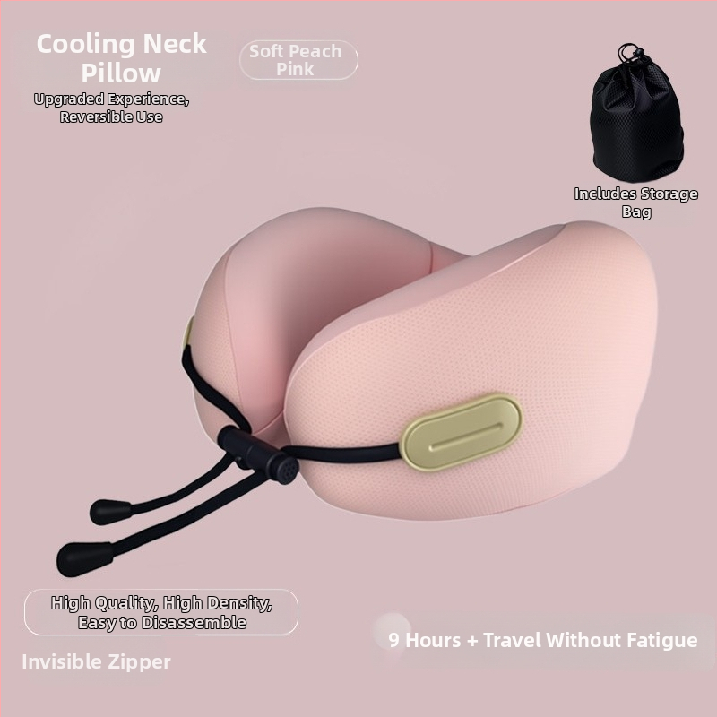 Jastuk za vrat u obliku U s memorijskom pjenom za odrasle, poliester tkanina, moderan stil