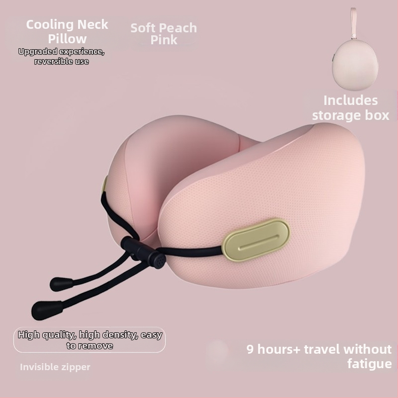 Jastuk za vrat u obliku U s memorijskom pjenom za odrasle, poliester tkanina, moderan stil