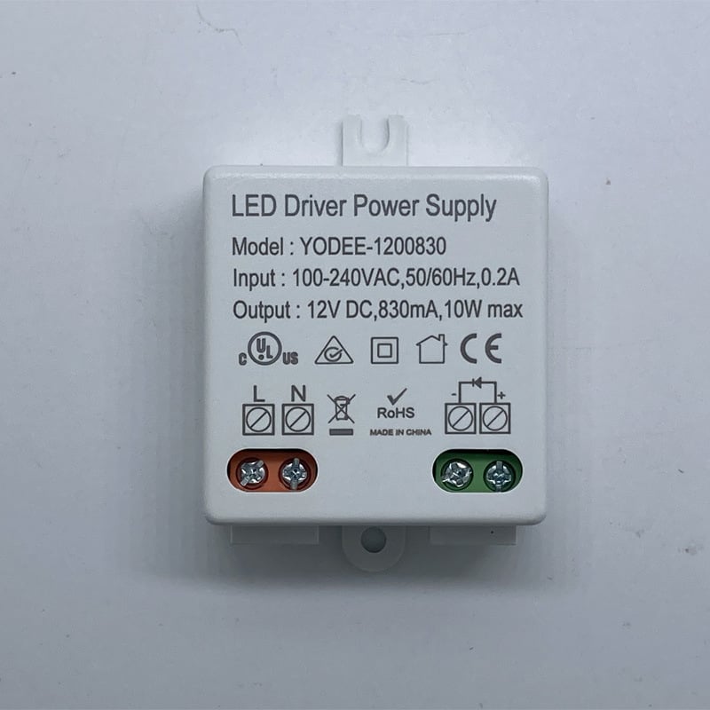 LED napajanje s konstantnim naponom, DC12V, 10W, AC-DC ulaz, prekidač, CE