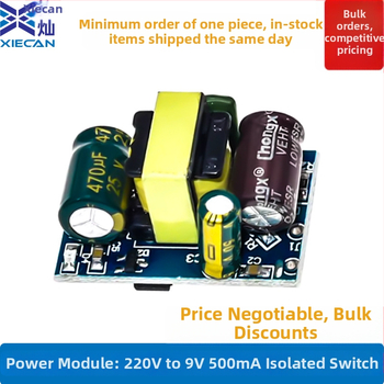 Napájací modul 220V AC vstup, 9V DC výstup 0,5A, izolovaný buck konvertor, ochrana proti preťaženiu (Priemyselný)