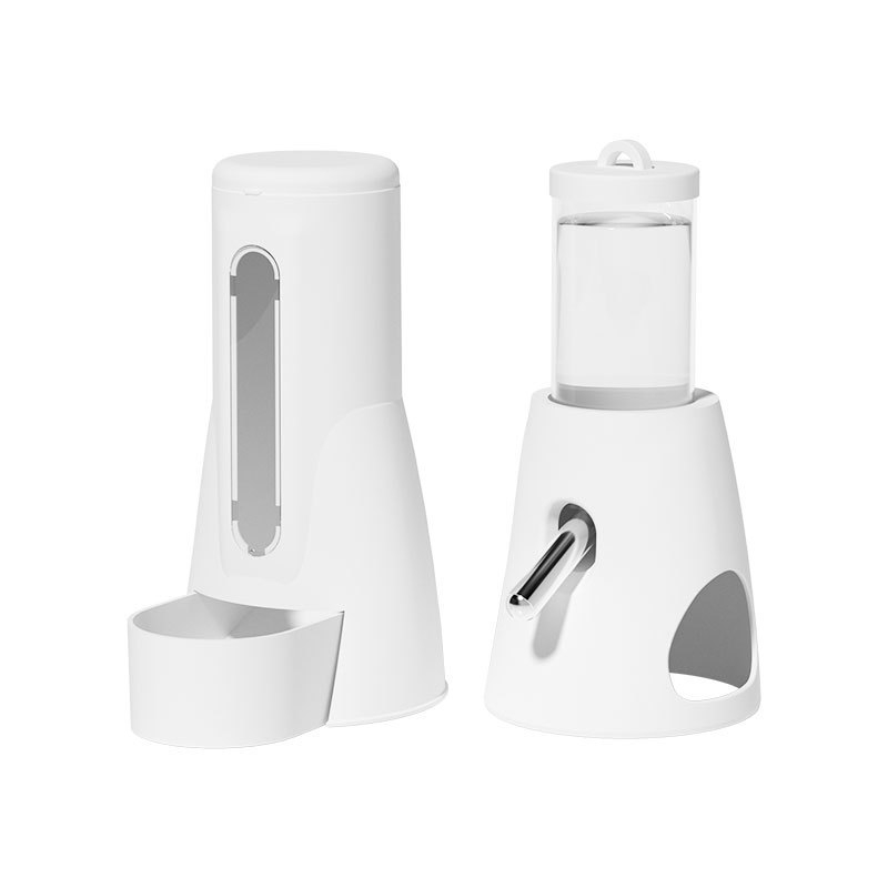 Automatska hranilica i fontana za piće za hrčke, 2-u-1 dodatak za kućne ljubimce, materijal PP+PET, marka Flower Season