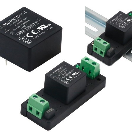 MORNSUN LD05-23BxxR2 serija 15W AC/DC modul napajanja, UL certificiran, učinkovitost 80.5%, točnost izlaza ±2%, 1‑faza