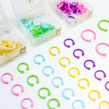 Loose-Leaf prsten, plastičan, model BOXRING, zapakiran u kutiju