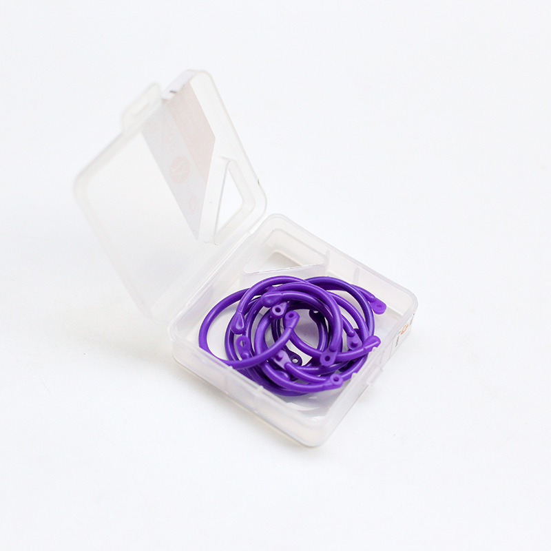 Loose-Leaf prsten, plastičan, model BOXRING, zapakiran u kutiju