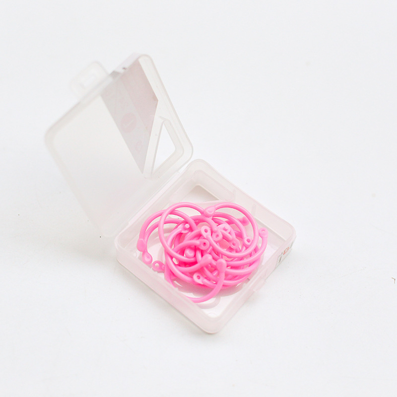 Loose-Leaf prsten, plastičan, model BOXRING, zapakiran u kutiju