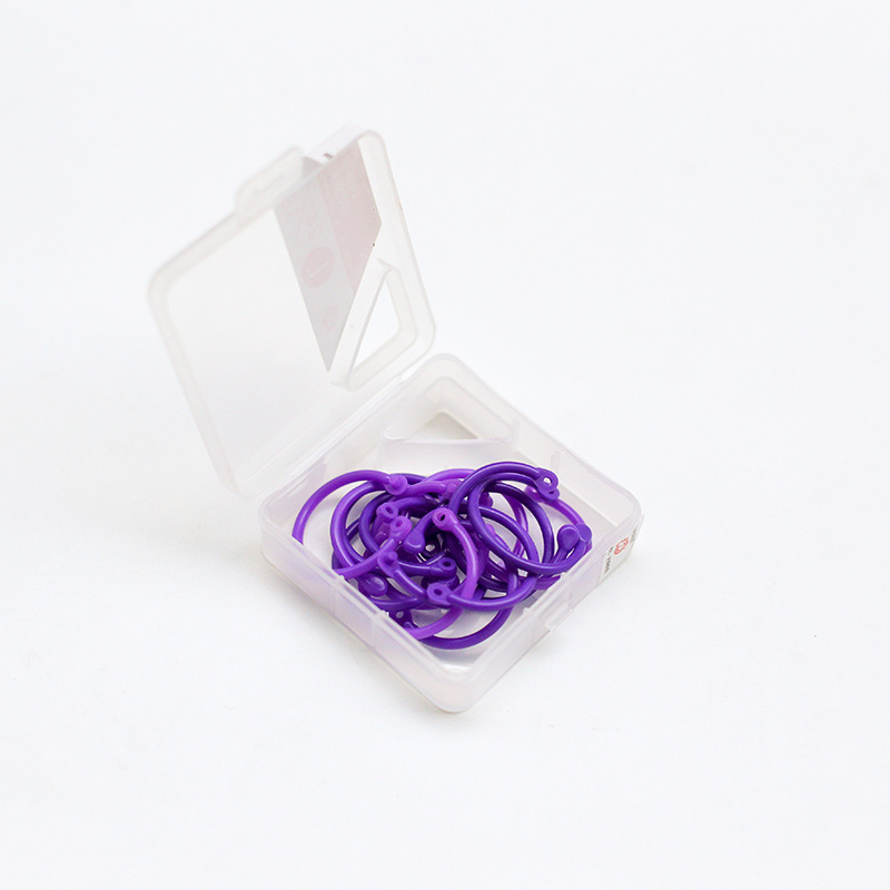 Loose-Leaf prsten, plastičan, model BOXRING, zapakiran u kutiju