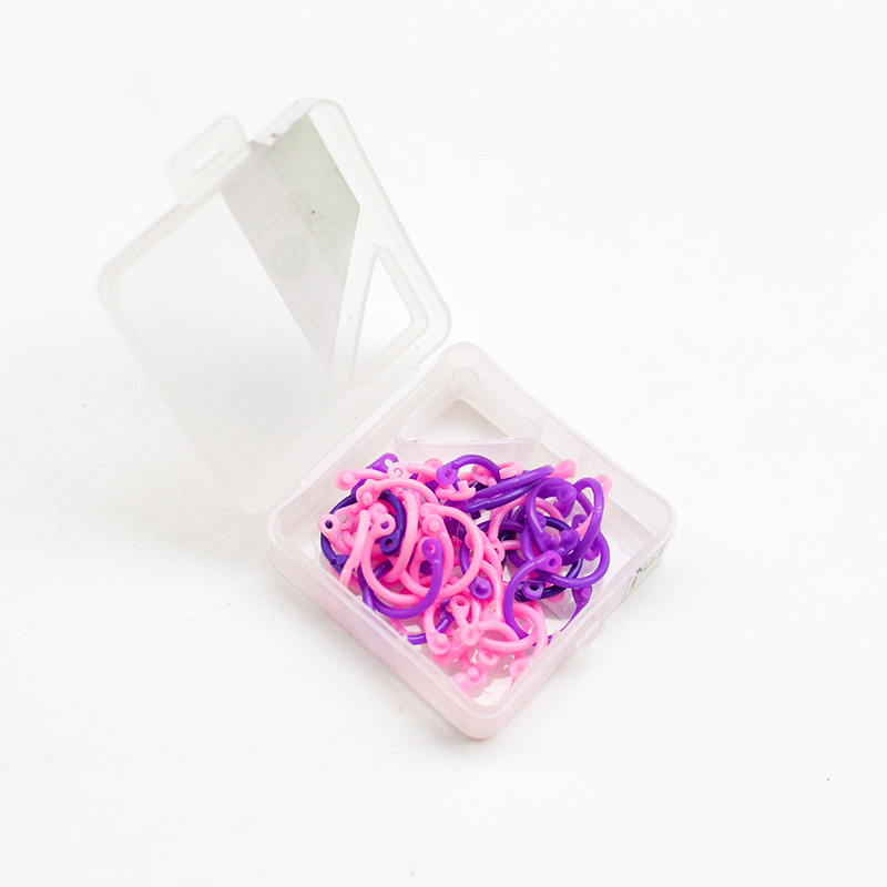 Loose-Leaf prsten, plastičan, model BOXRING, zapakiran u kutiju