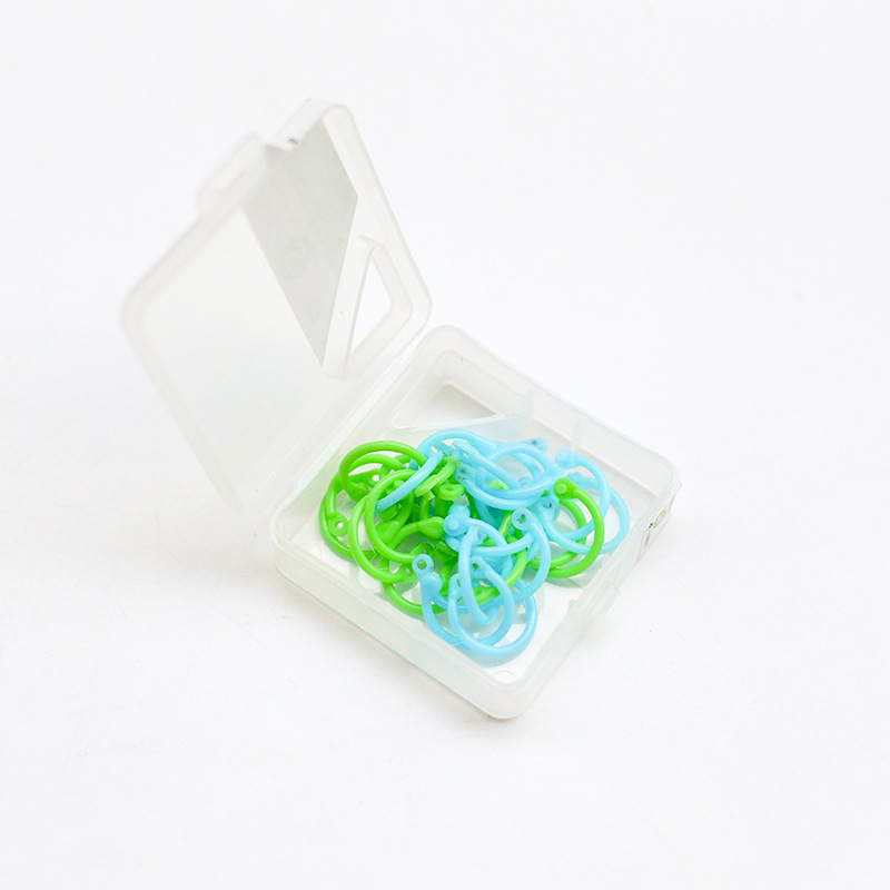 Loose-Leaf prsten, plastičan, model BOXRING, zapakiran u kutiju