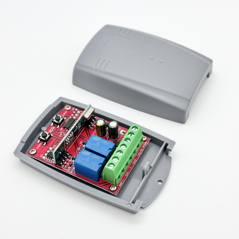 Due 2-kanalni Bežični Prijemnik Daljinskog Upravljanja za Garažna Vrata, 9–24V AC/DC, Rotirajući Kod