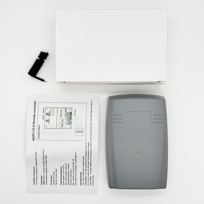 Due 2-kanalni Bežični Prijemnik Daljinskog Upravljanja za Garažna Vrata, 9–24V AC/DC, Rotirajući Kod