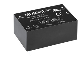 MORNSUN LD03-16B12 AC/DC modul napajanja, 3W, UL certificirano, 1 faza