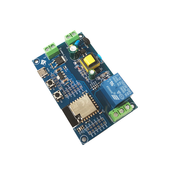 LC модул с едно реле, захранван AC/DC, WiFi и BLE, разработващ борд ESP32-C3/ESP-C3-12F (LC-Relay-ESPC3-1R-MV, 10A, <36V)