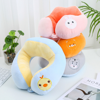 U-oblik jastuka za vrat s dvostrukim izbočenjima, PP pamuk punjenje, Crystal Velvet tkanina, moderni minimalistički dizajn