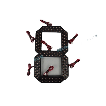 LED 7-сегментно цифрово модул за външни табели за цени на бензиностанции, статичен дисплей, вградена инсталация, напрежение AC110–220V/DC12V, нормална яркост