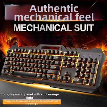 Káblový set klávesnice a myši s USB rozhraním, optický 1200 DPI, podsvietenie, vhodné pre desktop aj notebook