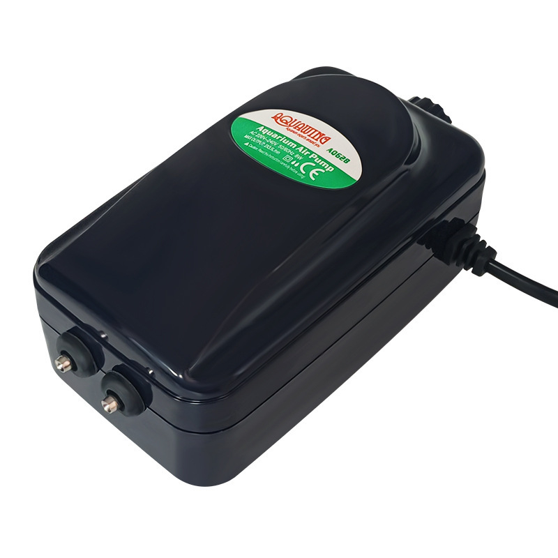 Akvariumska oksigen pumpa AQ908A s dvostrukim izlazom za mala akvarija