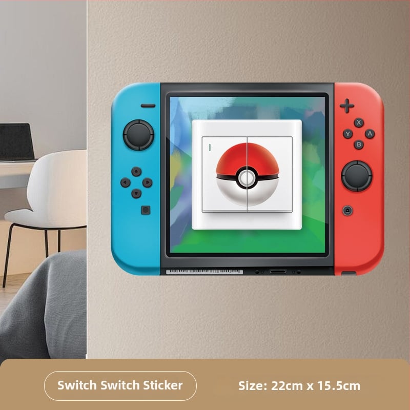 Θήκη δέρματος για διακόπτη Gourmet σειρά — Μοντέρνο μινιμαλιστικό στυλ, Προσαρμόσιμο, Sticker διακόπτη Potato-Chip, για σαλόνι/υπνοδωμάτιο/εστιατόριο