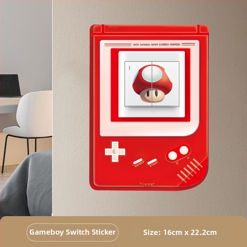 Θήκη δέρματος για διακόπτη Gourmet σειρά — Μοντέρνο μινιμαλιστικό στυλ, Προσαρμόσιμο, Sticker διακόπτη Potato-Chip, για σαλόνι/υπνοδωμάτιο/εστιατόριο