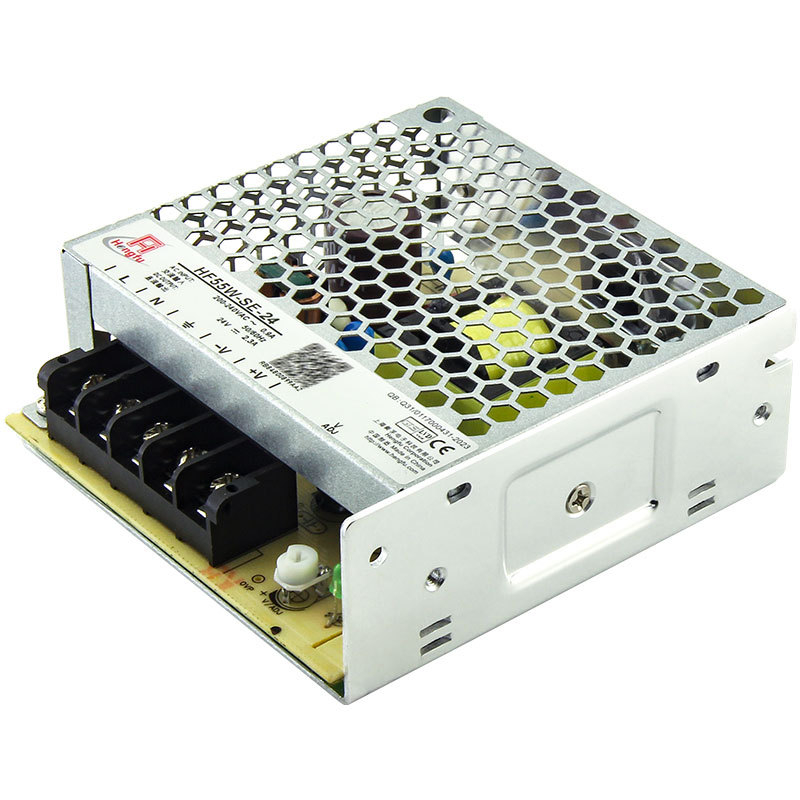 HF55W-SE napajni modul: ulaz AC220V, izlaz DC24V 2.3A, jednosmjerni izlaz, napajanje s prekidačem, ugradnja na ploču