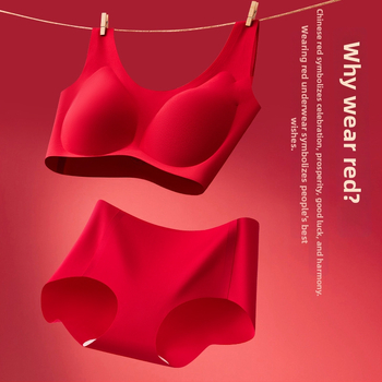 Najlon set grudnjaka bez žice, 3/4 košarica, oblik košarice: tanak gore, debeo dolje, fiksne dvostruke naramenice, podstava od spandexa 34%