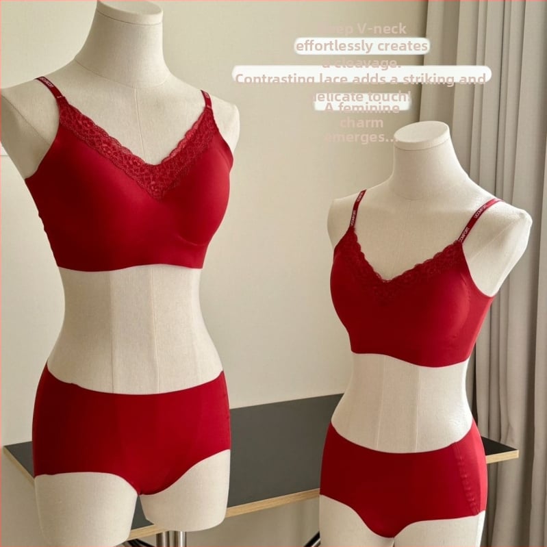 Bustier set push-up, bezšivni, košarice 3/4, tanke oblikovane košarice, čvrsti dvostruki remeni