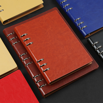 Luksuzni poslovni bilježnik s prilagodljivim logotipom, 100 stranica, jezgro s 6/9 rupa, stranice Forest papira