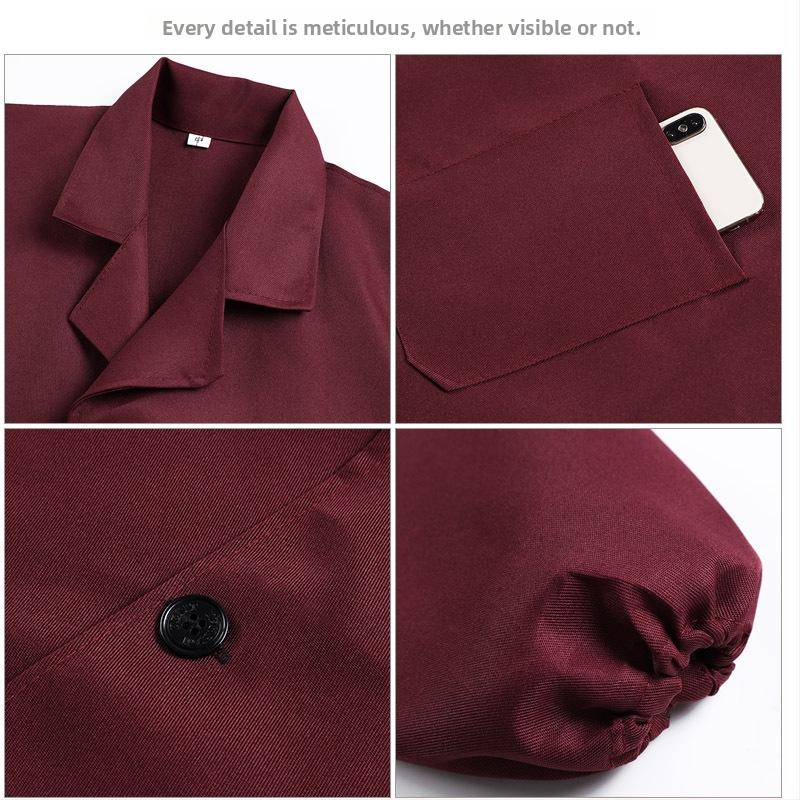 Ochranný pracovný overal s funkciami proti zašpineniu a dekontaminácii, zmes bavlny a chemických vlákien, podšívka polyester, určené pre továreň