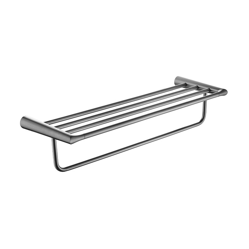 ROSIKI držač ručnika od nehrđajućeg čelika, duplo sloj, moderan minimalistički stil, nosivost 10 kg