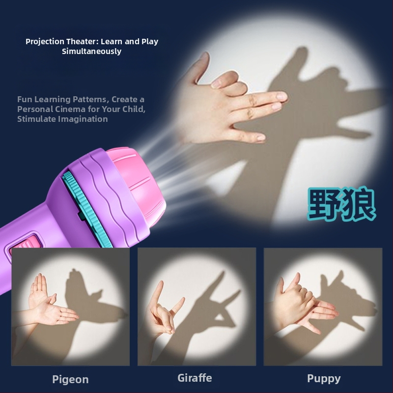 Dječji svjetleći projektor‑fenjer — edukativna igra za intelektualni razvoj i interakciju roditelj‑dijete, za djecu 4–6 godina