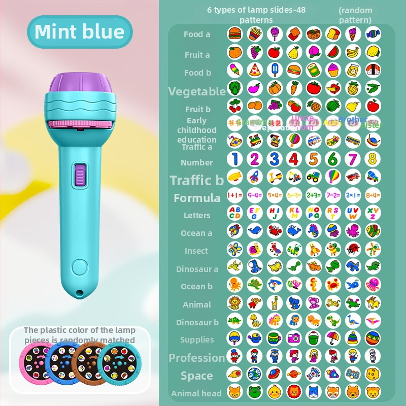 Dječji svjetleći projektor‑fenjer — edukativna igra za intelektualni razvoj i interakciju roditelj‑dijete, za djecu 4–6 godina
