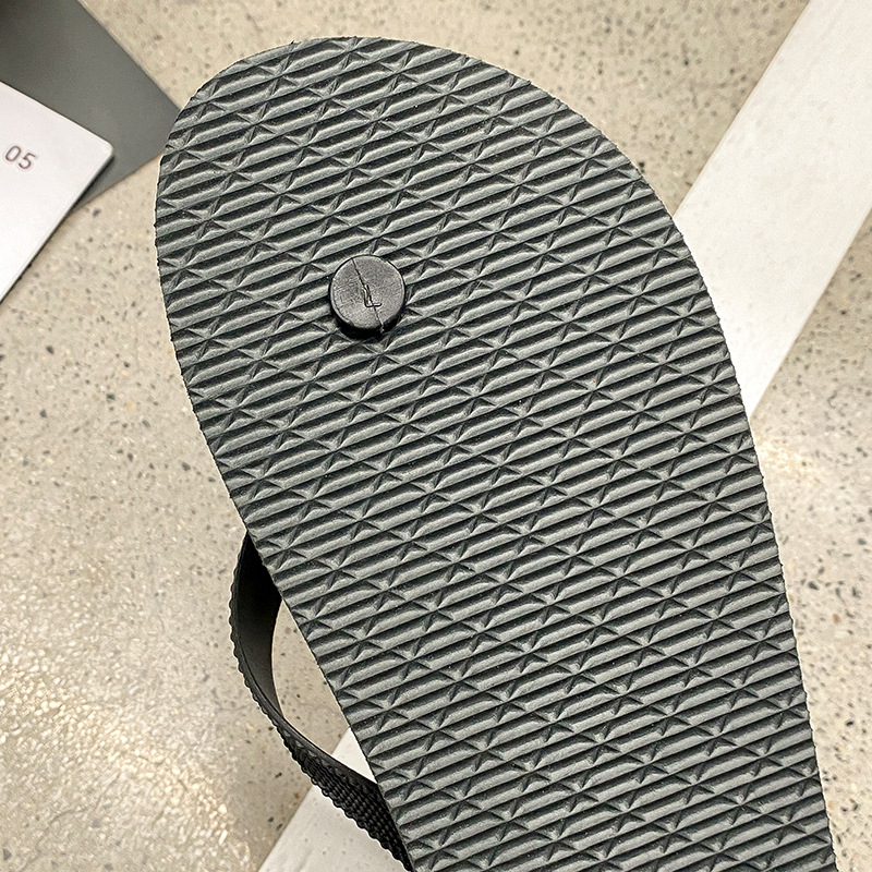 Summertaste Muške ležerne flip-flop sandale, PVC gornji dio, đon od pjene od gume, injekcijsko oblikovane, protuklizne, ljeto 2025