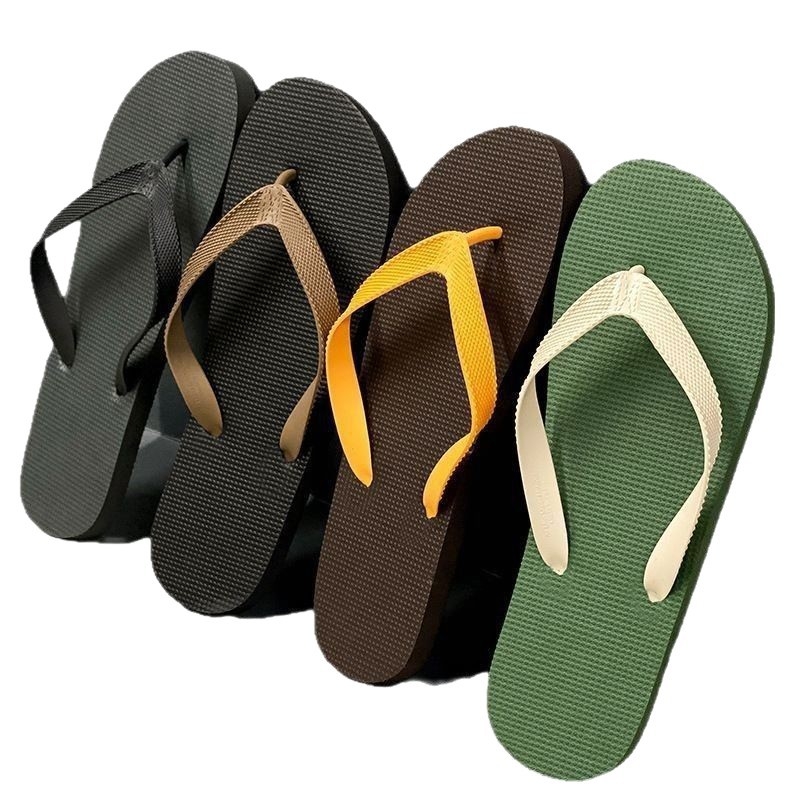 Summertaste Muške ležerne flip-flop sandale, PVC gornji dio, đon od pjene od gume, injekcijsko oblikovane, protuklizne, ljeto 2025
