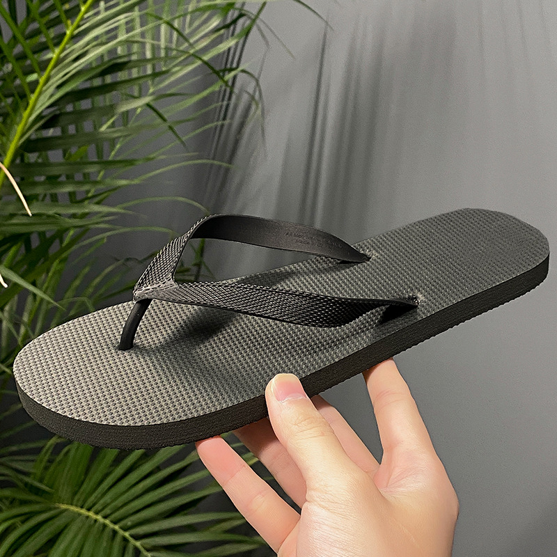 Summertaste Muške ležerne flip-flop sandale, PVC gornji dio, đon od pjene od gume, injekcijsko oblikovane, protuklizne, ljeto 2025