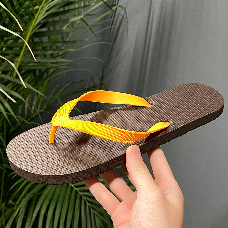 Summertaste Muške ležerne flip-flop sandale, PVC gornji dio, đon od pjene od gume, injekcijsko oblikovane, protuklizne, ljeto 2025