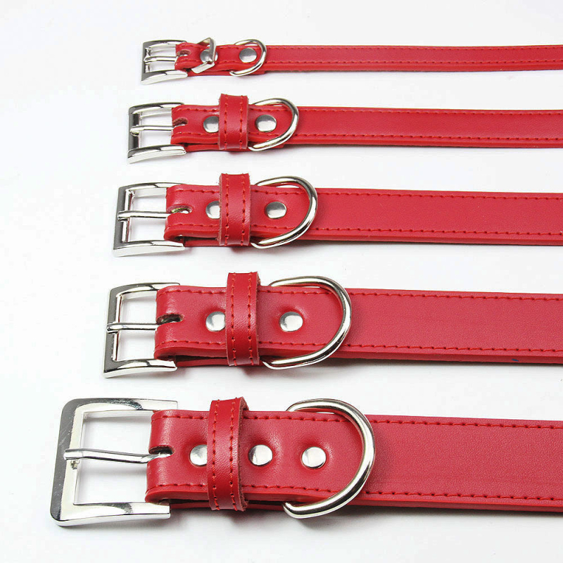 Háziállat nyakörv állítható csattal, monokróm mintázat, valódi bőr + prémium bőr, japán és koreai stílus, minden évszakban használható