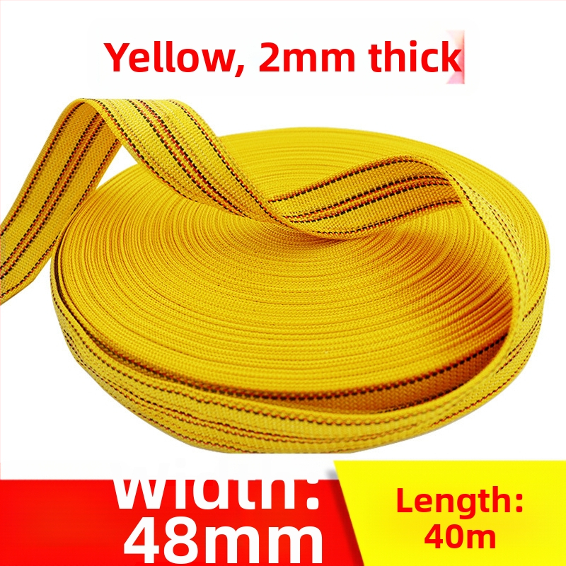 Prepravná viazacia šnúra, odolná voči opotrebeniu, široký plochý popruh, hrubšia šnúra, model: Polyester strap