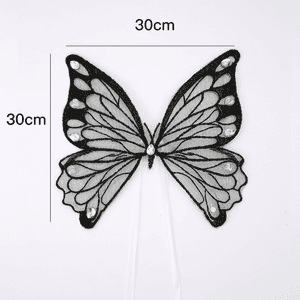 Remen za prsa kućnog ljubimca sa svjetlećim krilima leptira, poliester, pogodan za mačke, brend Pet Luminous Back Ornament