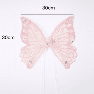 Remen za prsa kućnog ljubimca sa svjetlećim krilima leptira, poliester, pogodan za mačke, brend Pet Luminous Back Ornament