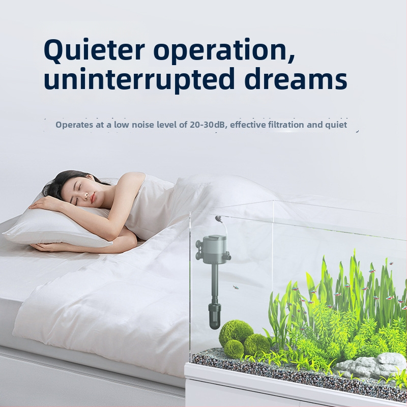 Old Fisherman подводна вълнова помпа за аквариум – четири в едно: аериране, филтрация, циркулация, ABS; минимално ниво вода 17 см; гаранция 12 месеца