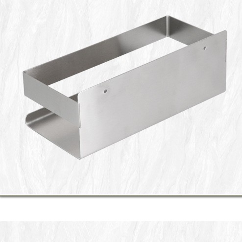 Raft fără găuri din oțel inoxidabil, organizator pentru igienă și spațiu de depozitare, montat pe perete, capacitate 10 kg